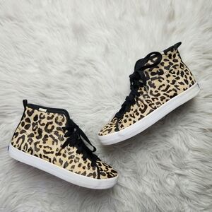 Keds X Kate Spade Kickstart Hi Leopard Calfhair Sneaker 8